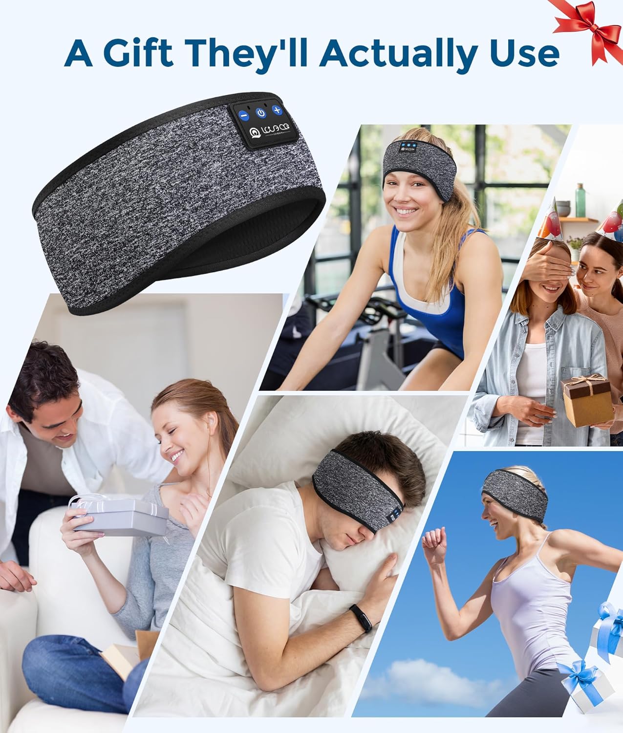 Thumbnail 6 de LOVE EYE Bluetooth 5.4 Sleep Headphones Headband with Ultra-Thin Speakers