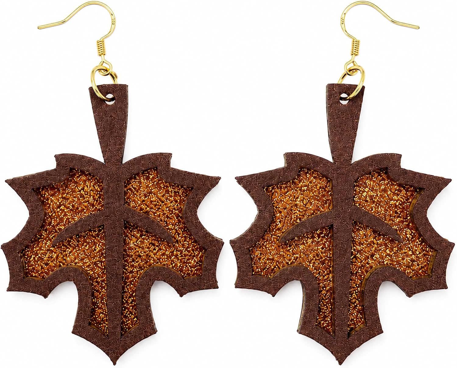 Detalle de OHOME Fall Dangle Earrings, Wood
