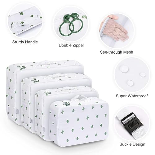 Detalle 2 de MURISE Packing Cubes 8 pièces, organisation valise ⚙