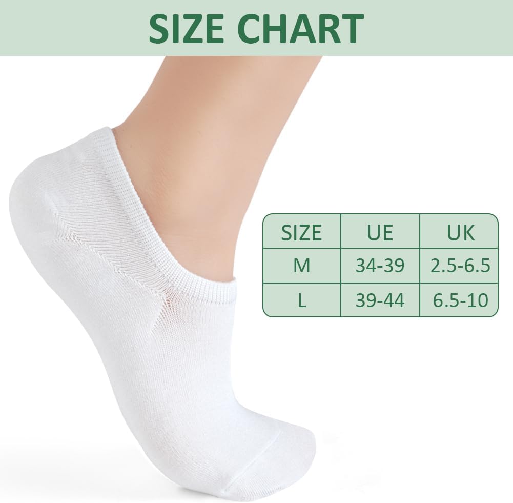 Thumbnail 1 de OFFCUP Bamboo Trainer Socks, 6-Pair Low-Cut No-Show Socks