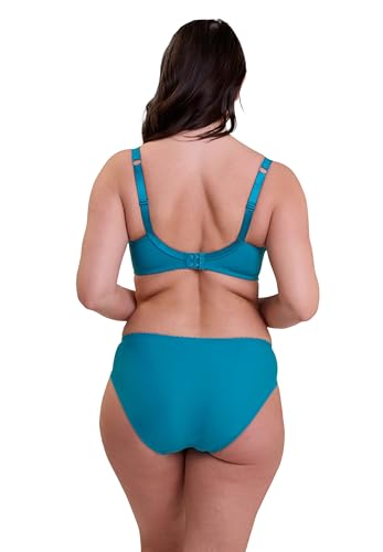 Detalle de Sans Complexe Arum – Soutien-gorge emboitant en dentelle avec armatures, bleu céleste, 95D