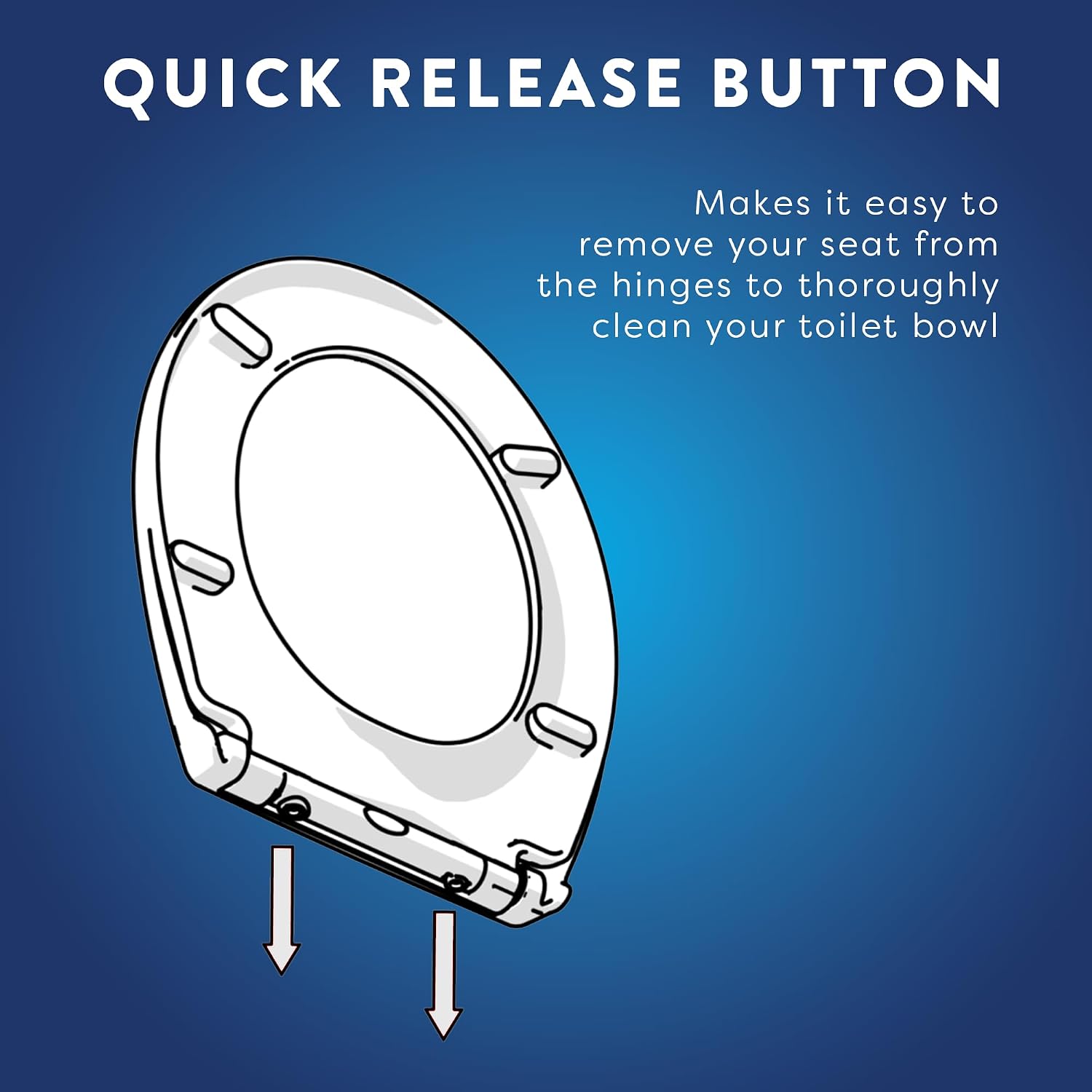 Thumbnail 4 de Croydex Premium Oval Soft Close Toilet Seat