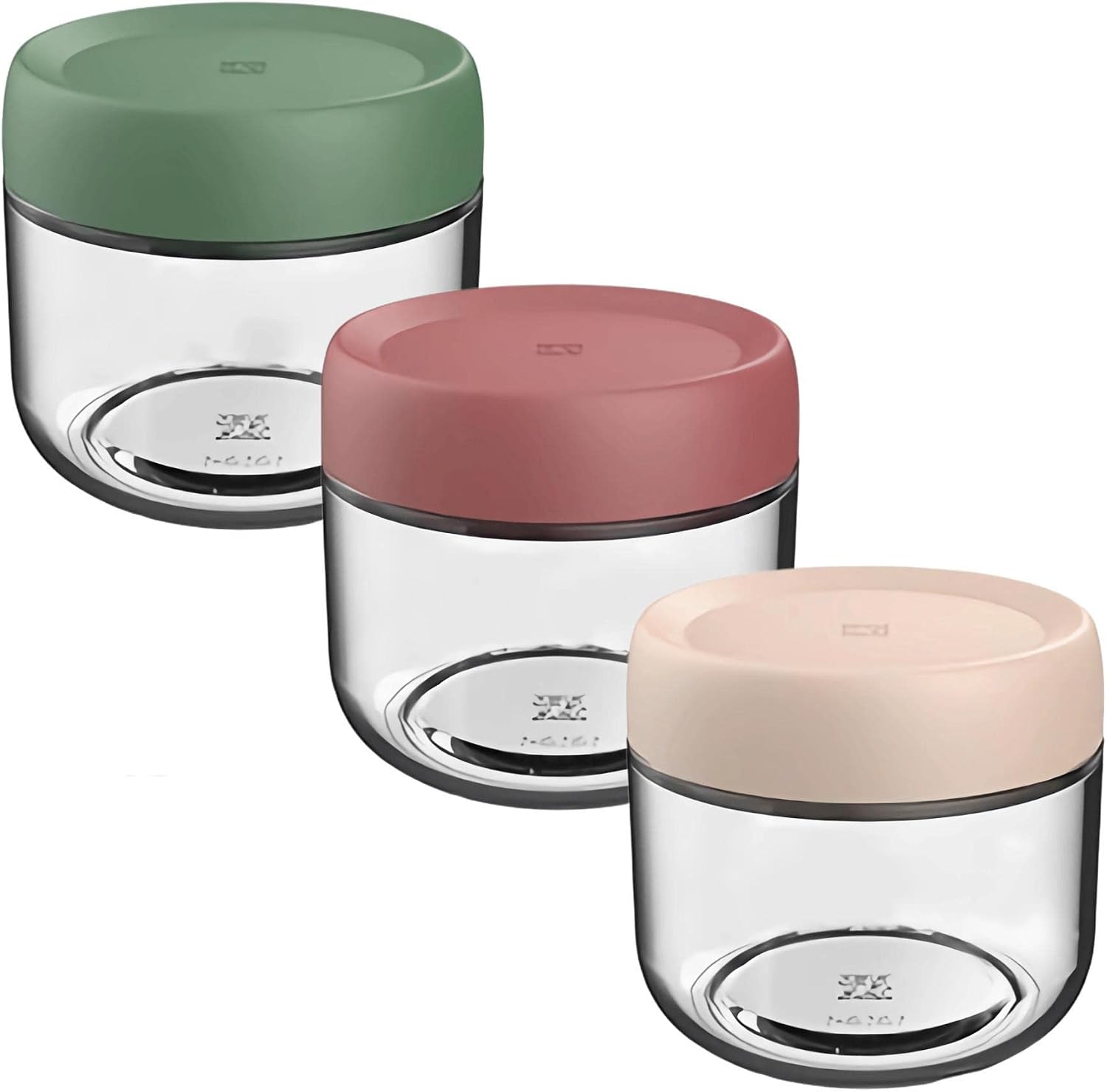 Detalle de Eidoct 10oz Glass Jar Set for Overnight Oats 3-Pack 🫙