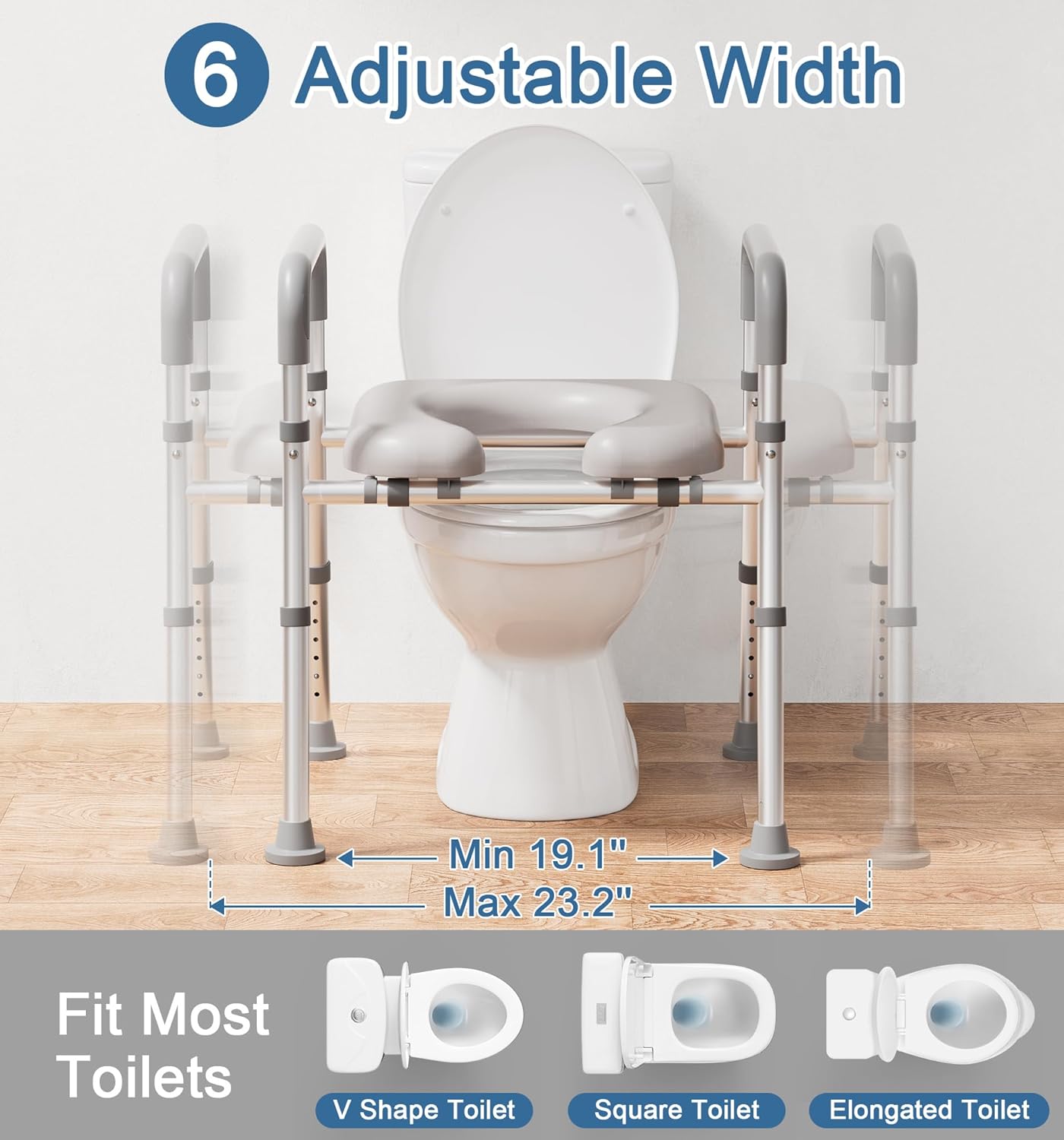 Detalle de Soundfuse Toilet Seat Riser ⚙