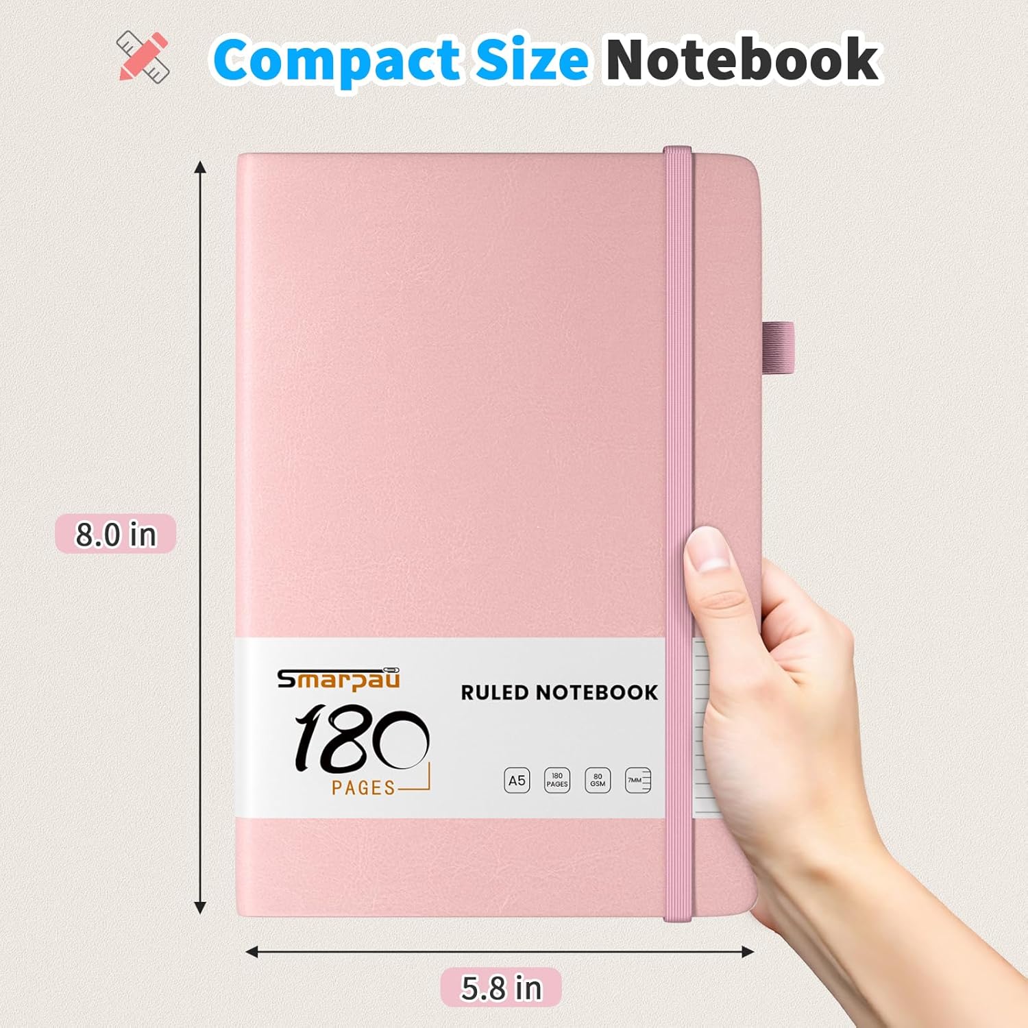 Thumbnail 1 de Smarpau Notizbuch A5 Hardcover 14,5 x 21 cm
