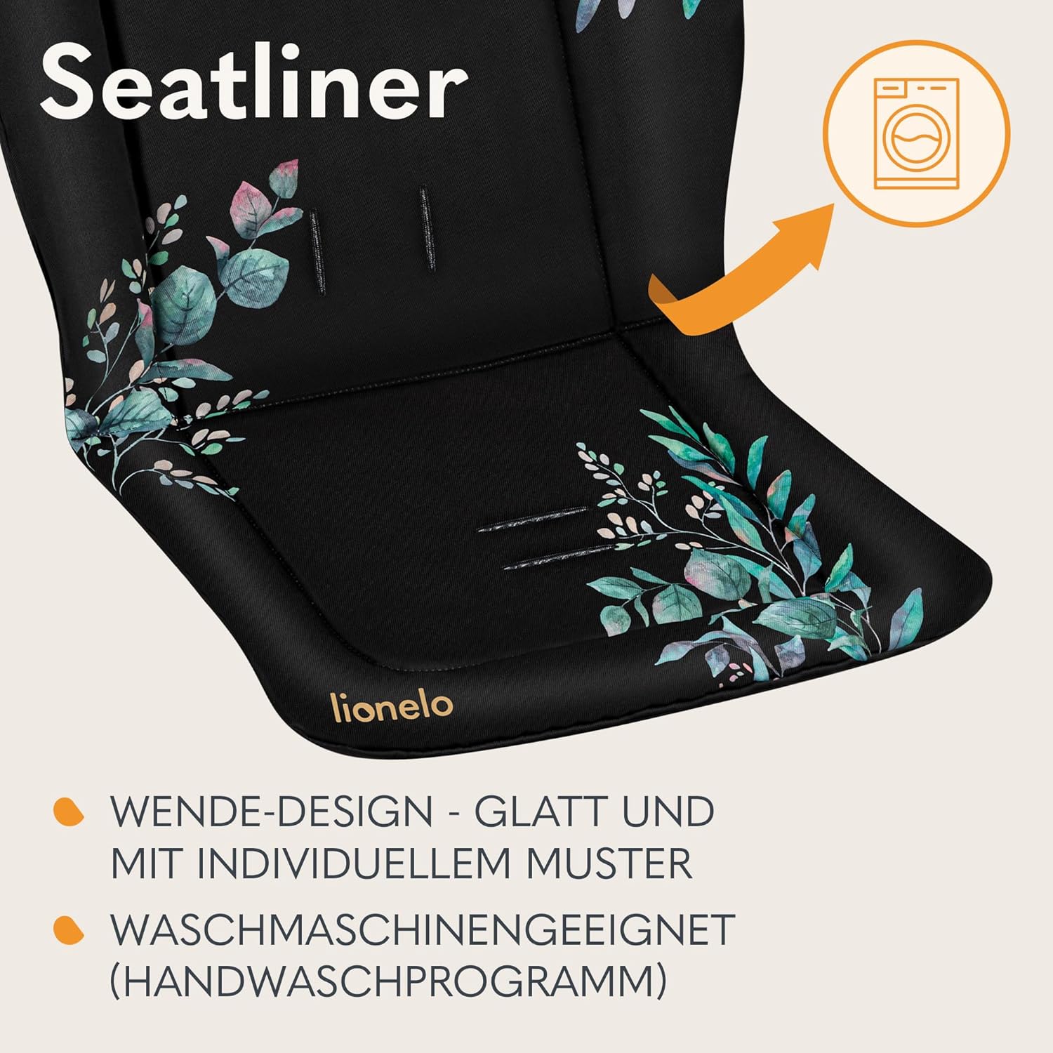 Thumbnail 6 de Lionelo Seatliner Universelle Kinderwagenmatratze – beidseitig nutzbar, wasserabweisend, kompatibel mit den meisten Buggy-Modellen