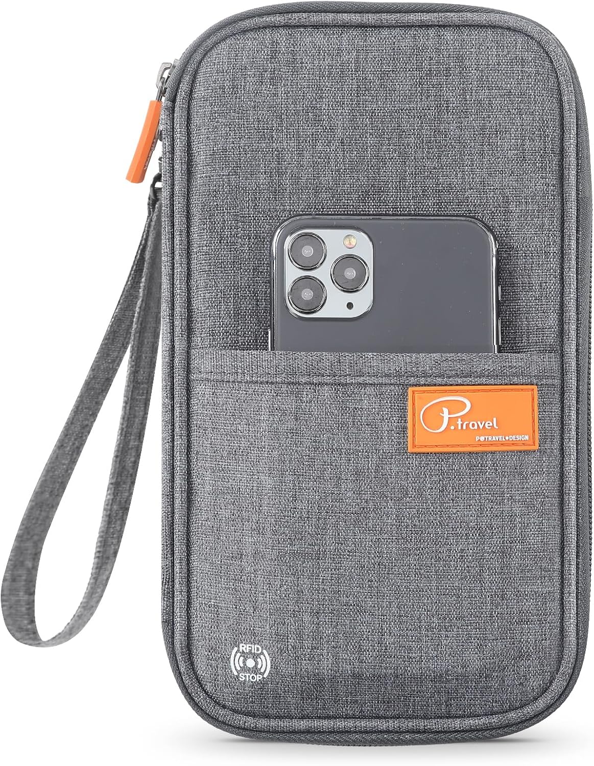 Detalle de P.travel Reisepass Tasche Reisepasshülle 12,7x22,9 cm