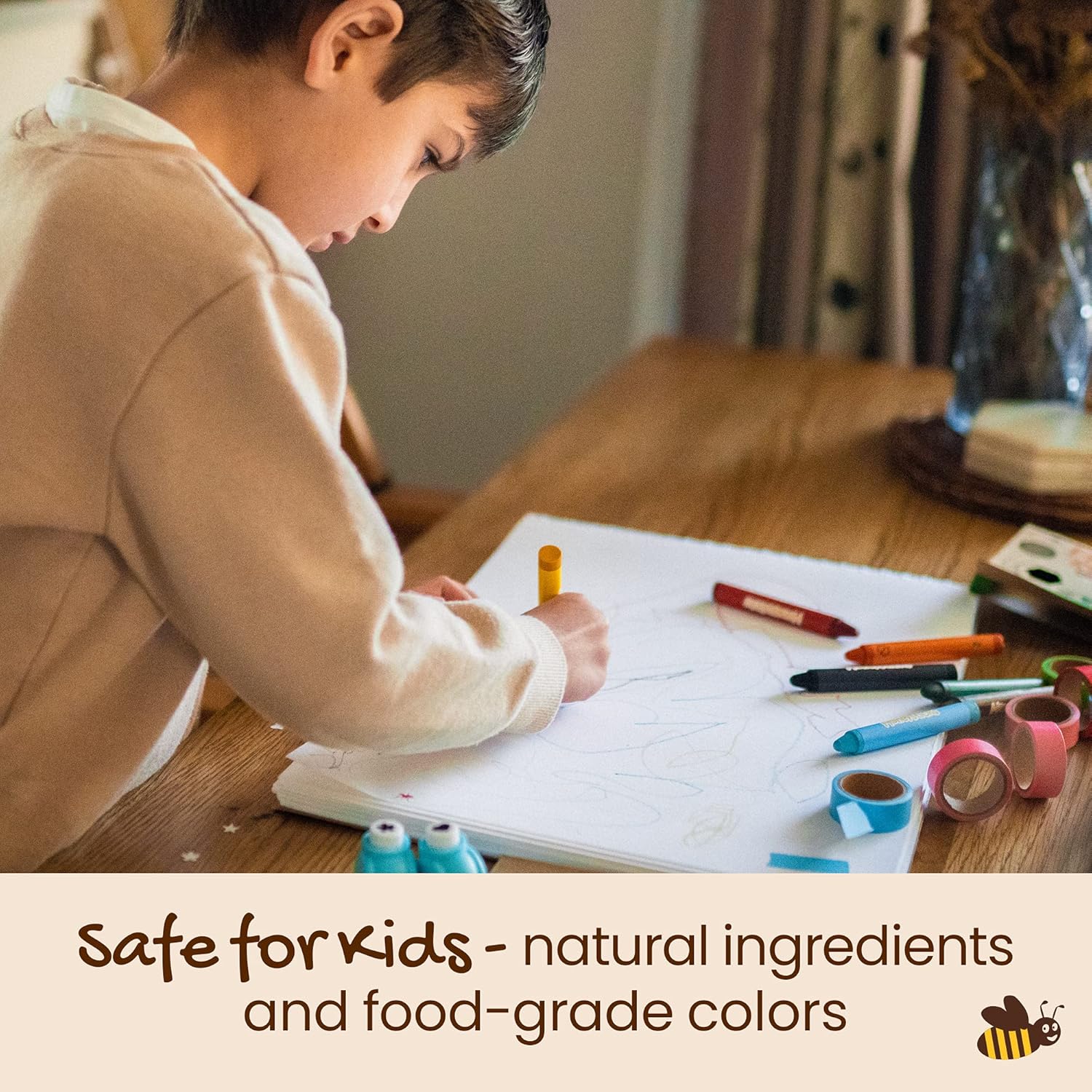 Thumbnail 2 de Honeysticks Ceras de Colores Puras de Cera de Abeja 🖍️