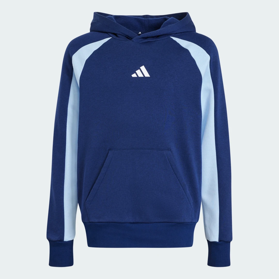 Detalle 2 de Sudadera con capucha Seasonal Essentials Colorblock Fleece (Adolescentes) de Adidas