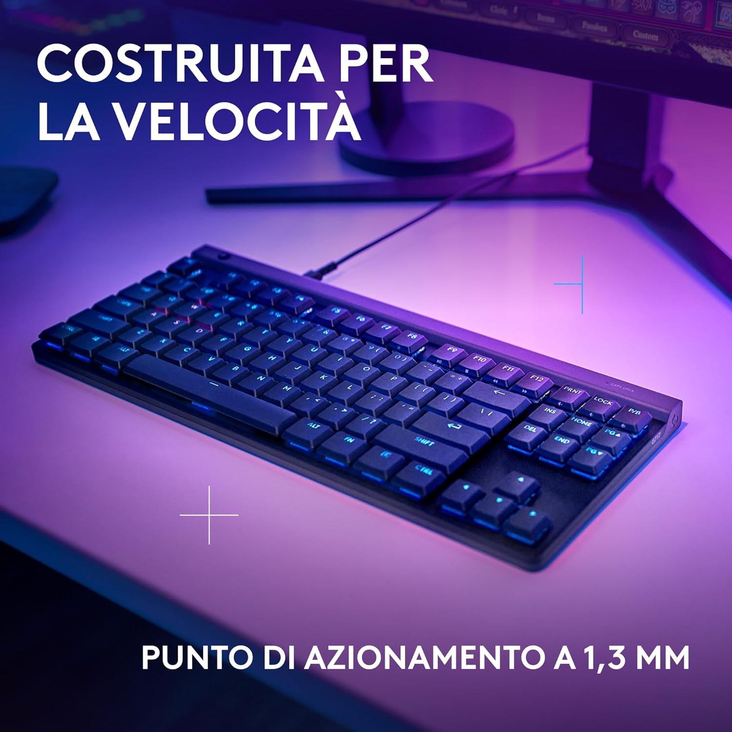Thumbnail 2 de Logitech G515 TKL tastiera gaming cablata TKL profilo ribassato, RGB personalizzabile e switch Tactile