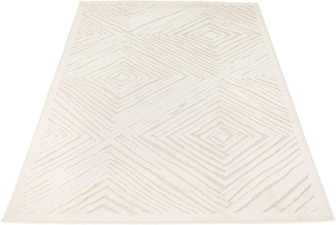 Detalle de RugVista Tuscany Rug, 160 x 230 cm, Cream White, Medium Pile