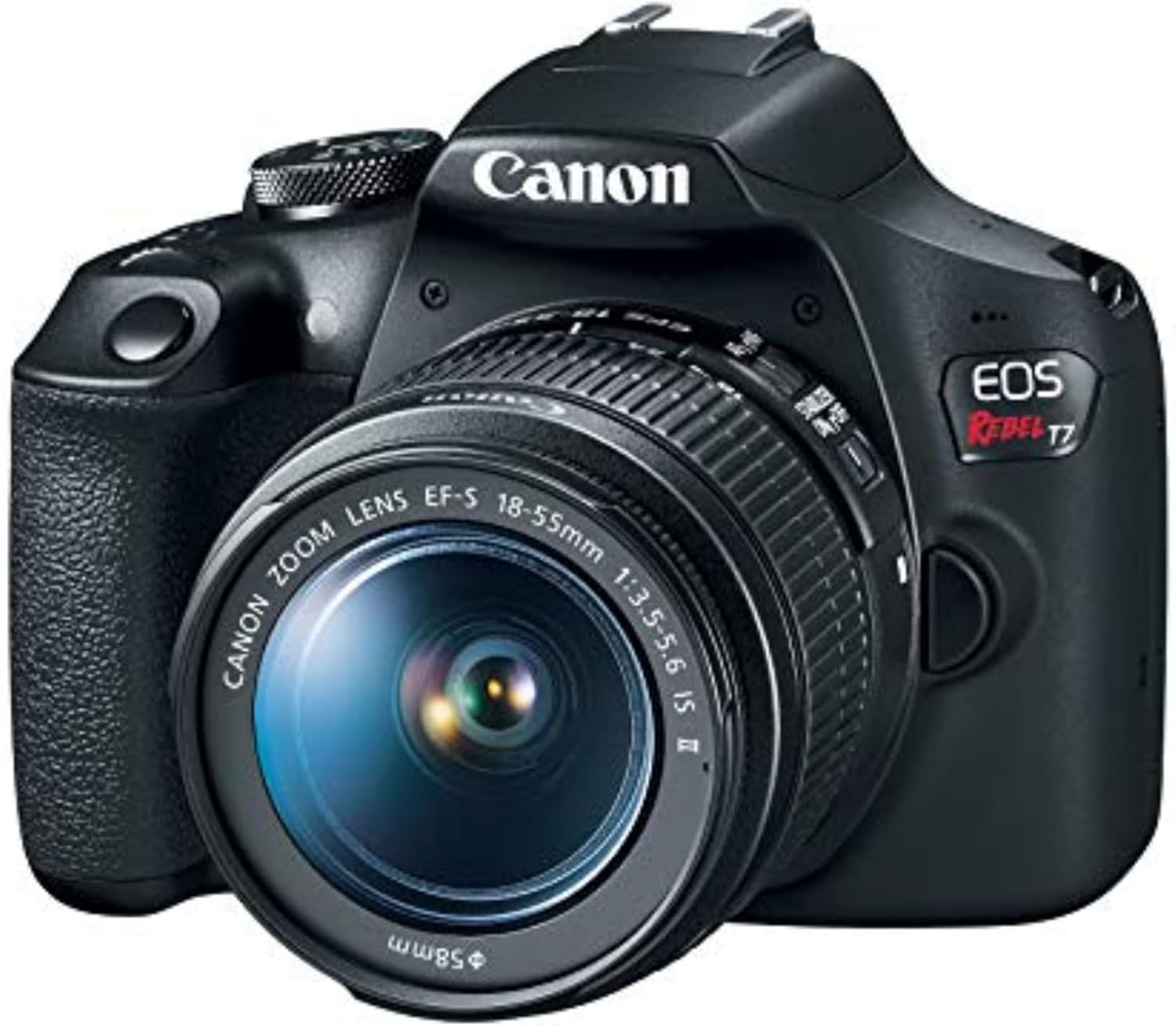 Thumbnail 1 de Canon EOS Rebel T7 DSLR Camera Double Zoom Lens Kit (EF-S 18-55mm & EF 75-300mm)