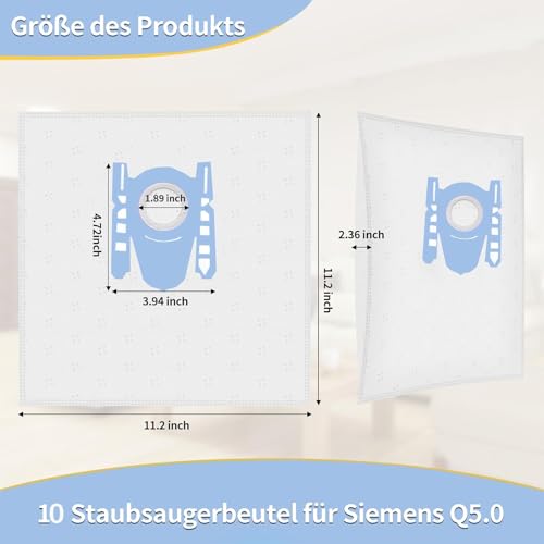 Thumbnail 2 de Awinker Staubsaugerbeutel-Set aus Mikrofaser