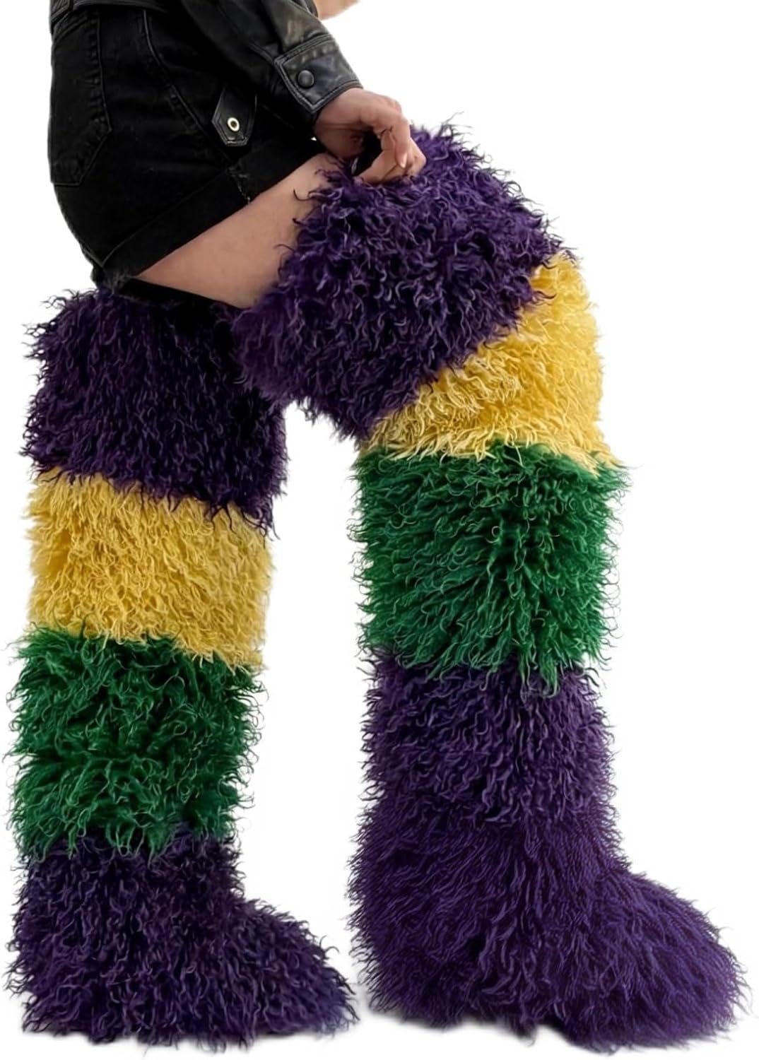 Thumbnail 6 de YFJNV Thigh High Fur Boots
