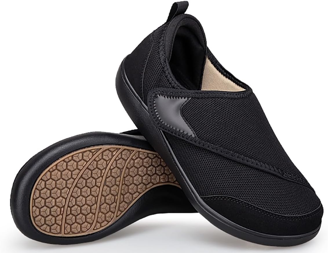 Detalle de Gaatpot Diabetic Shoes: Extra Wide, Slip-On Orthopedic Trainers for Swollen Feet (UK 3.5–11)