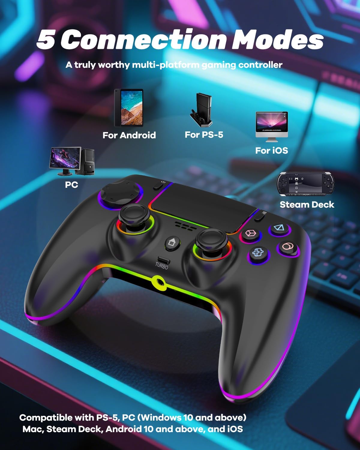 Thumbnail 6 de MYSTILUCK Controller Wireless 1500 mAh