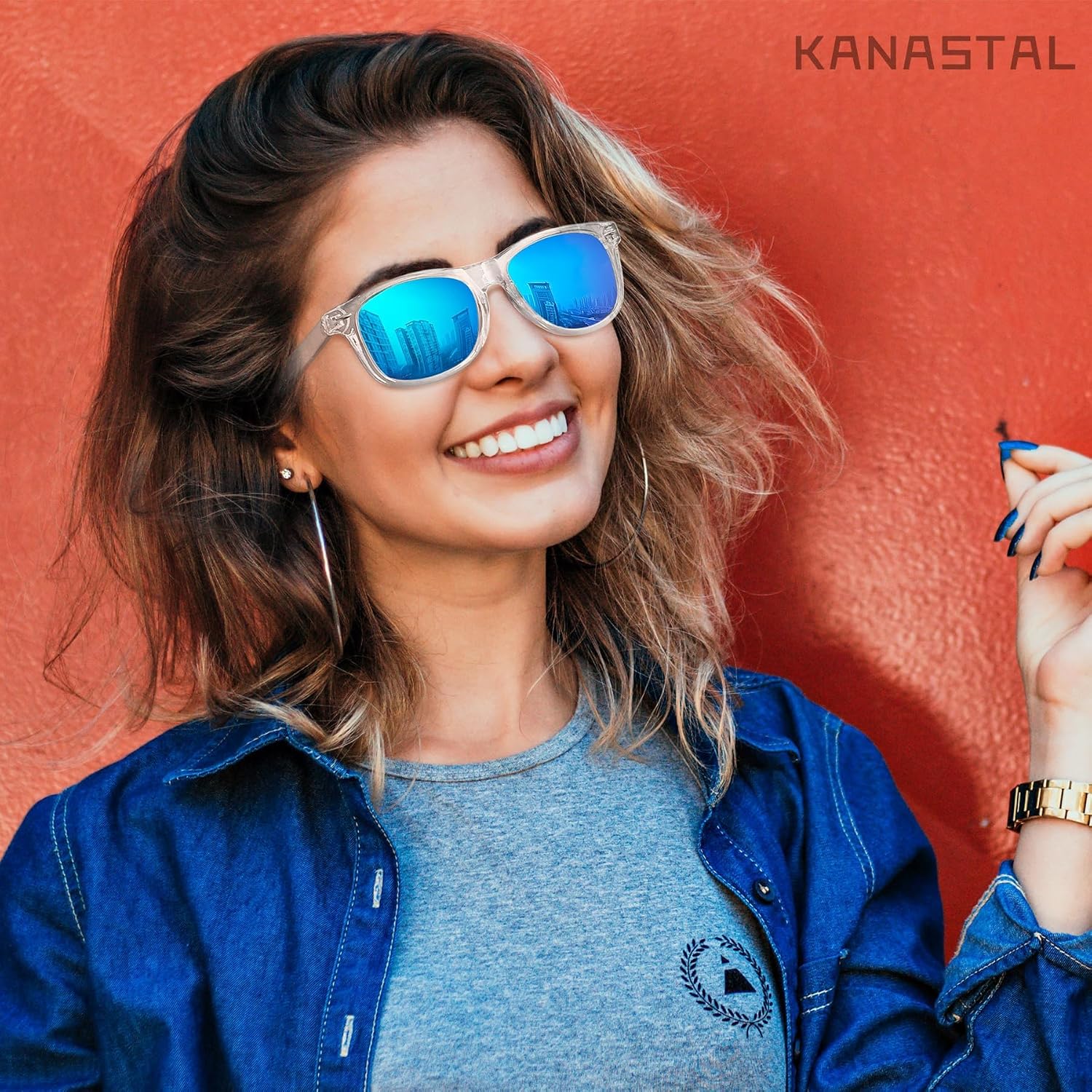 Detalle 2 de KANASTAL 2026 High Protection Polarised Sports Sunglasses with UV400