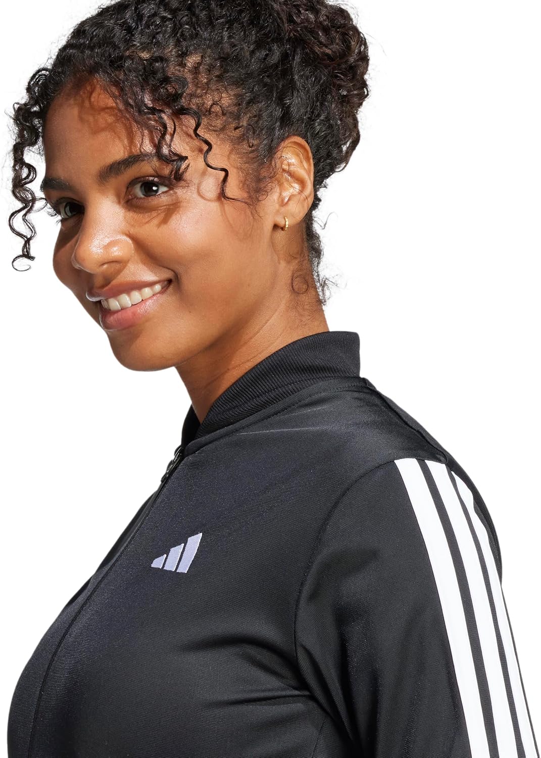 Thumbnail 3 de adidas Donna Essentials 3-Stripes Track Suit, Nero, M