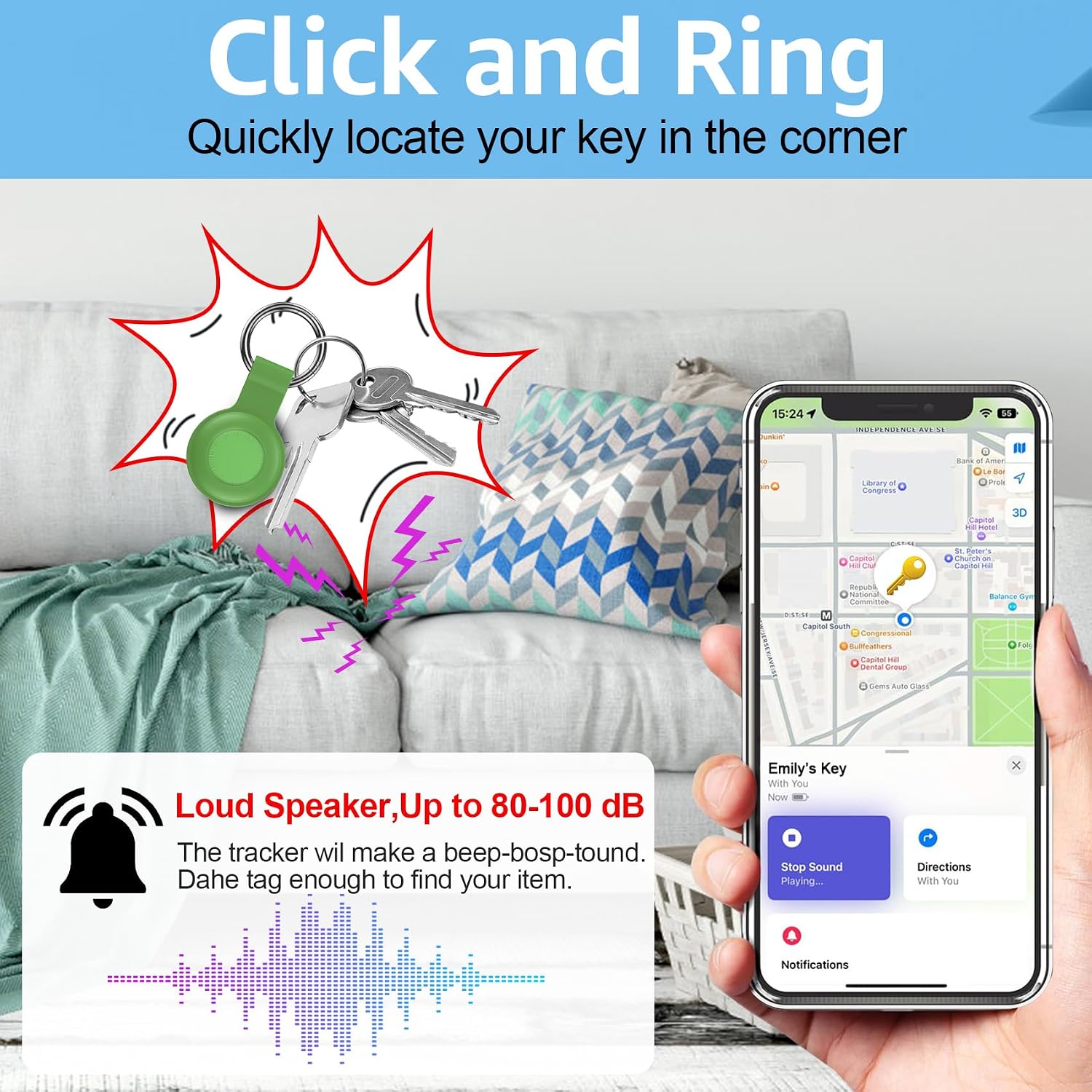 Detalle de Air Tracker 4 smart tracker Bluetooth