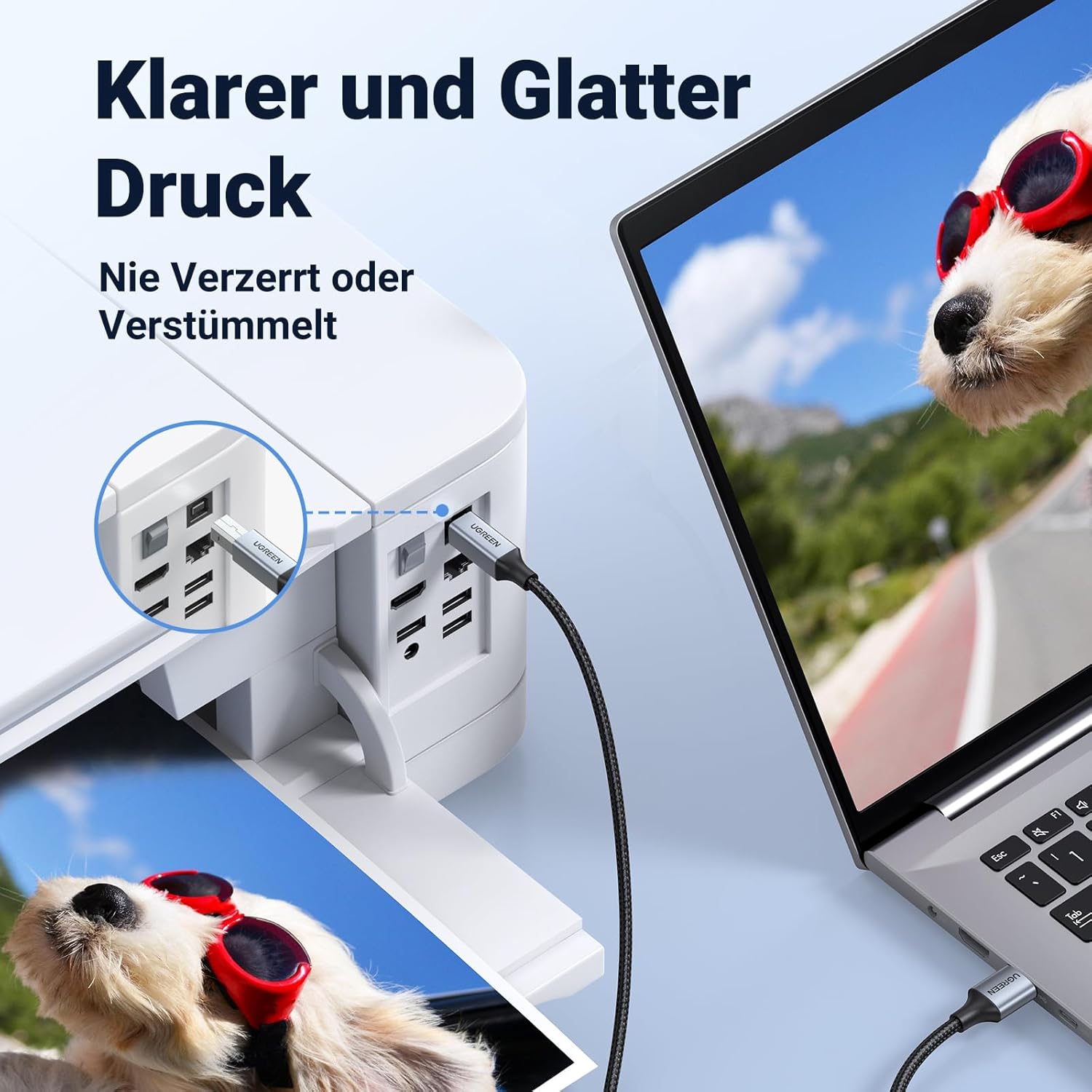 Thumbnail 3 de UGREEN Druckerkabel 2 m 🔌