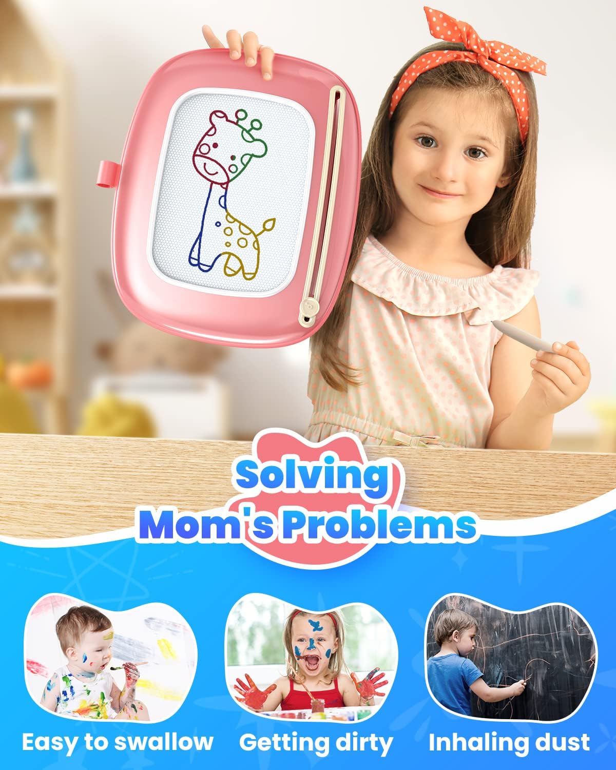 Thumbnail 5 de Seimome Magnetic Drawing Board 13.1 x 10.7 in 🖍