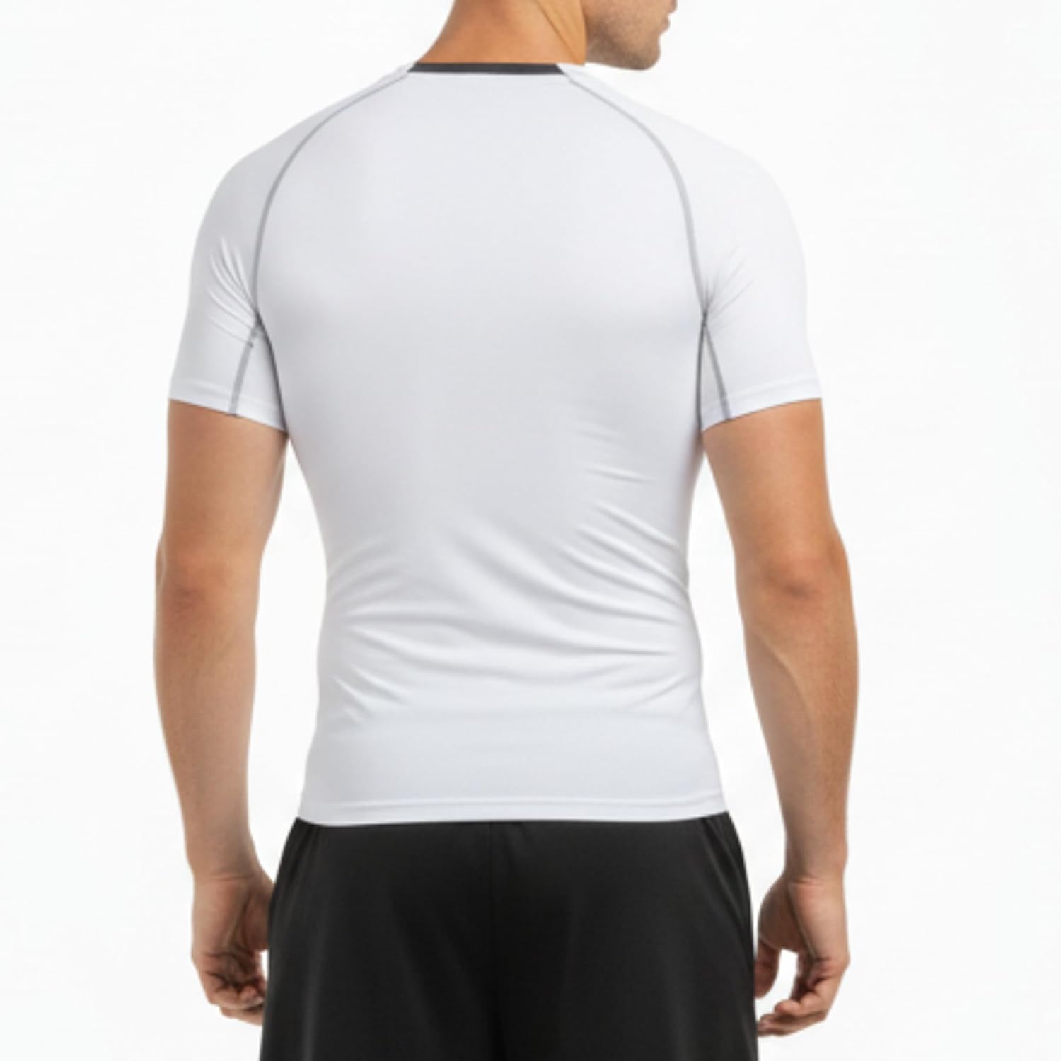 Detalle de AMZSPORT maglietta compression uomo, 5% più pressione