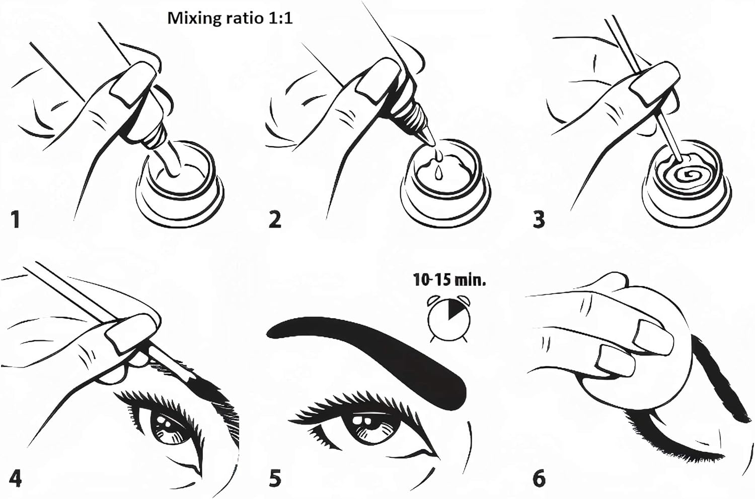 Thumbnail 5 de DEMURE Kit de Tinte para Cejas 3.0 Castaño Oscuro