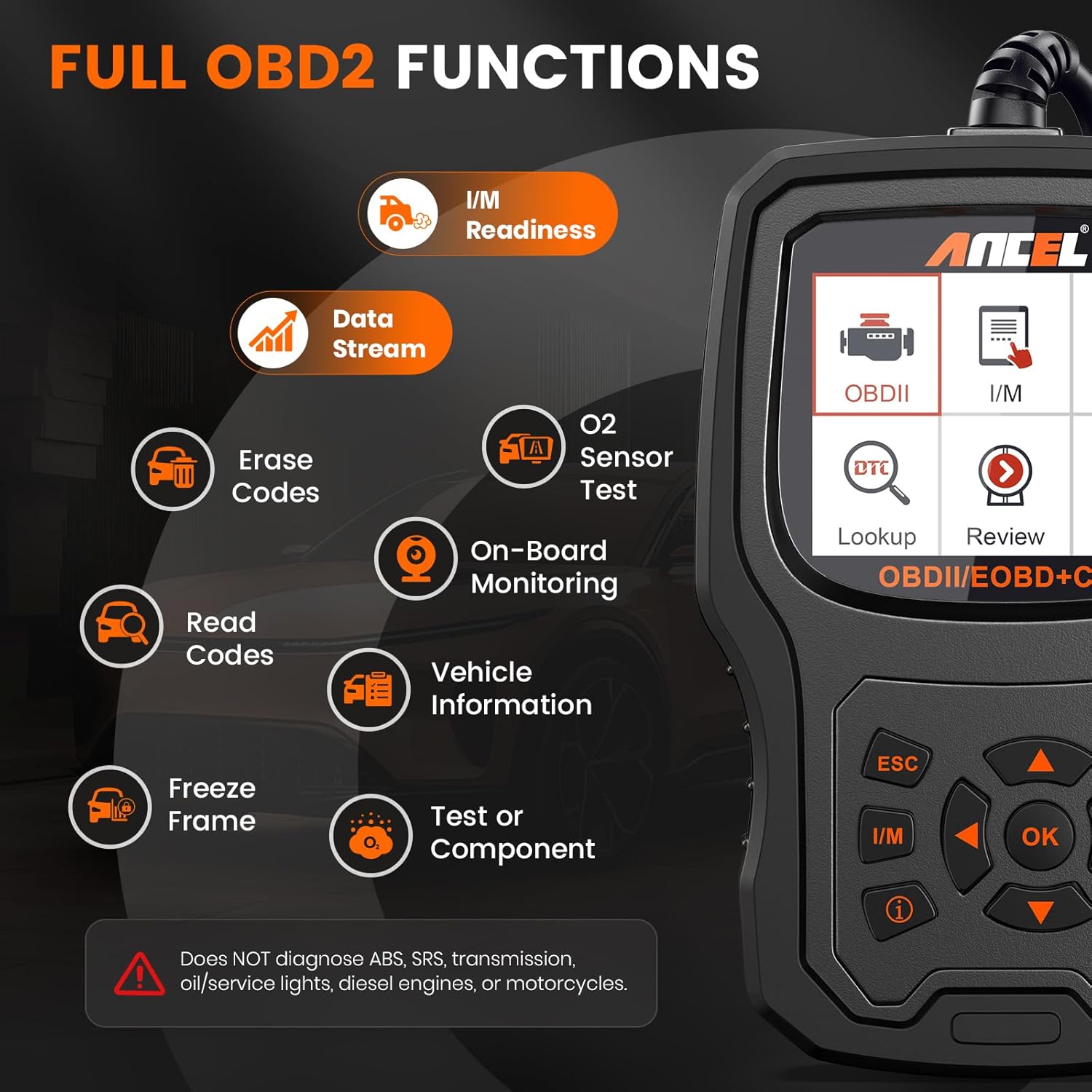 Thumbnail 4 de ANCEL AD530 OBD2 Scanner, Full OBDII Tool