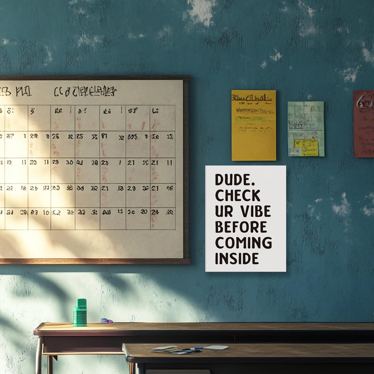 Thumbnail 5 de EVXID Classroom Canvas Wall Art 12 x 15 inch