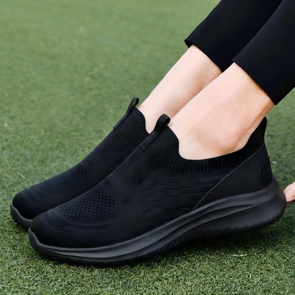 Thumbnail 4 de TIOSEBON Slip On Shoes Women: Lightweight Breathable Mesh Trainer with Memory Foam