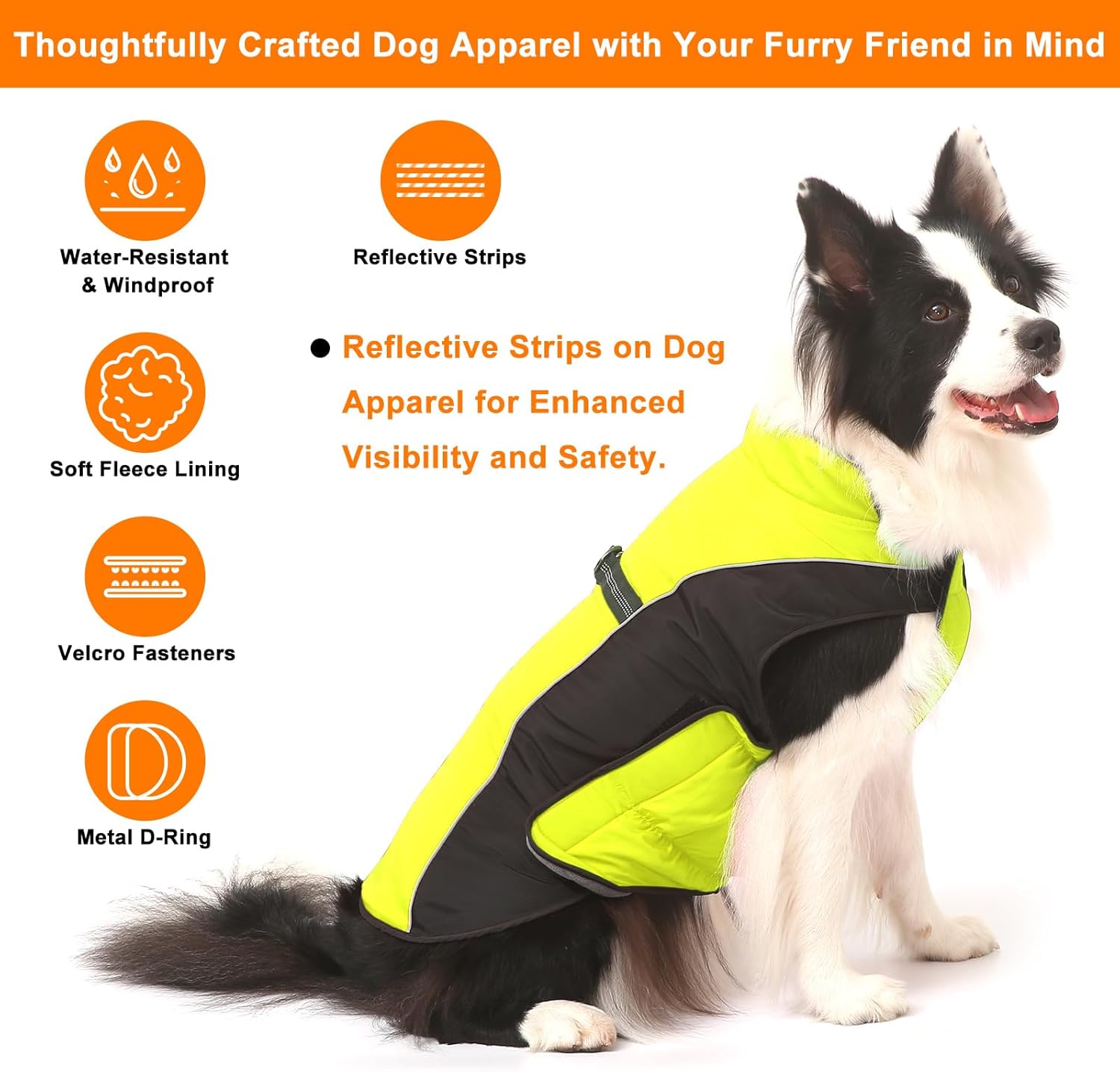 Detalle 2 de Gimilife Dog Coat with Harness