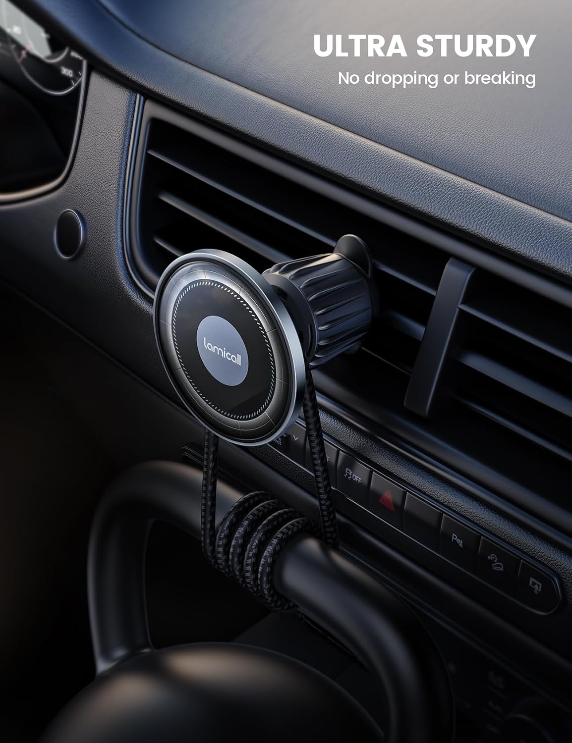 Thumbnail 5 de Lamicall Car Phone Holder MagSafe 2025, Vent Mount