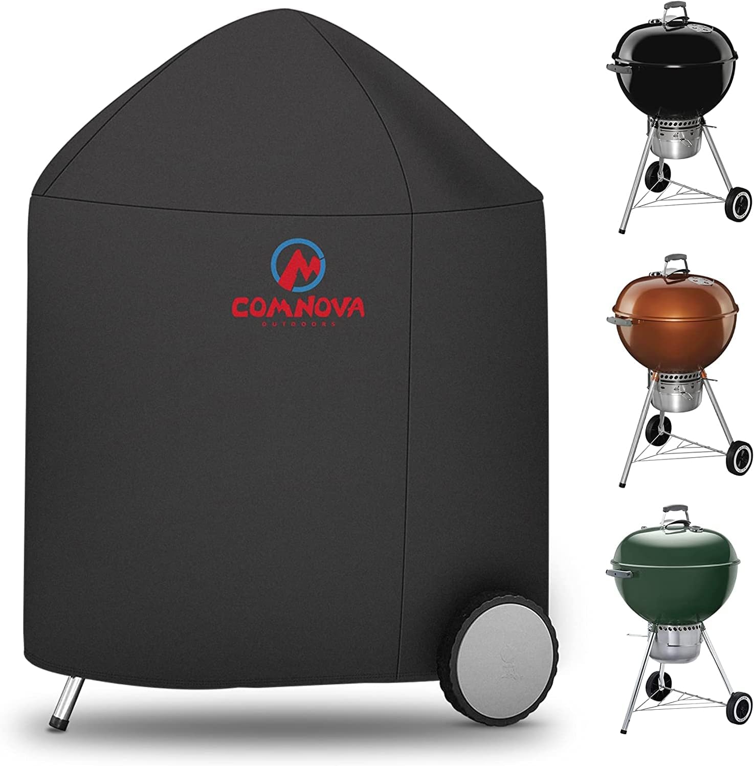 Detalle de M COMNOVA OUTDOORS 7153 Charcoal Kettle Grill Cover, 600D Oxford Cloth
