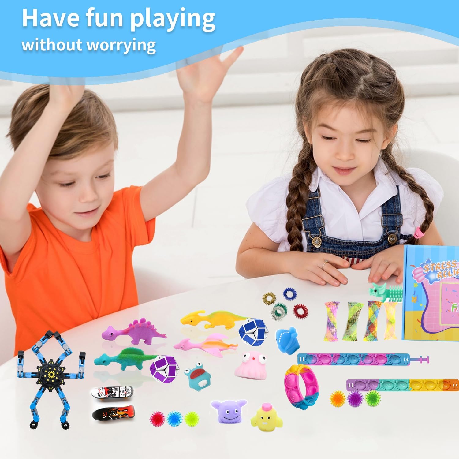 Thumbnail 6 de Nestling 50 Pcs Fidget Toys Pack: A Practical Sensory Set for Stress Relief and Focus