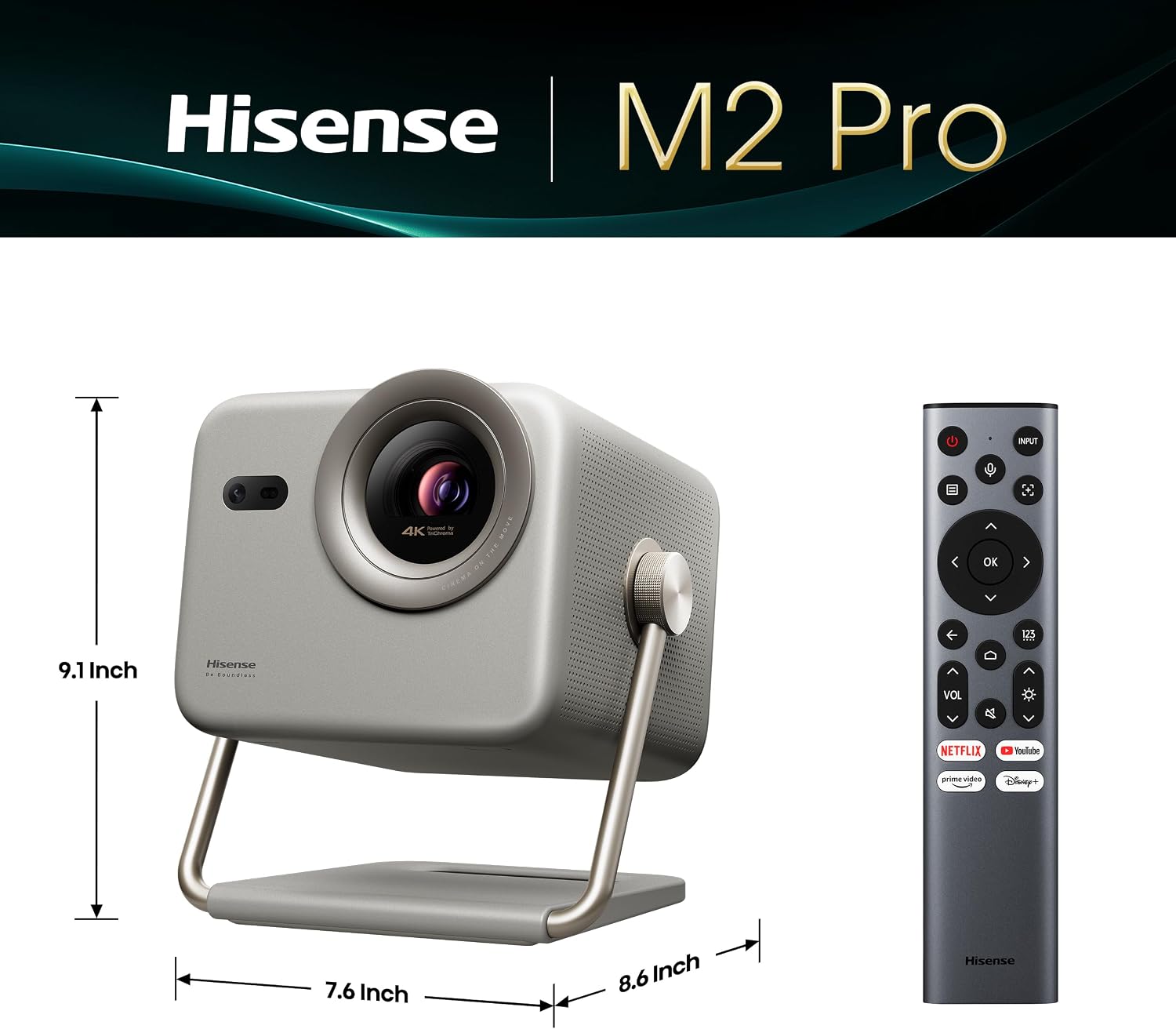 Detalle de Hisense portable projector M2 Pro