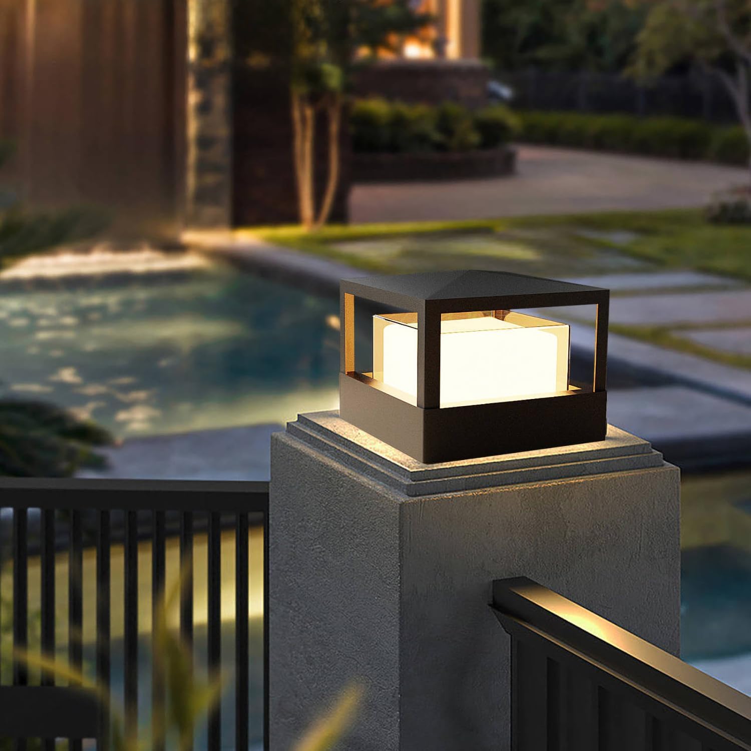 Thumbnail 6 de FREEUP FR106 buitenlamp in aluminium met warmwit licht en IP65