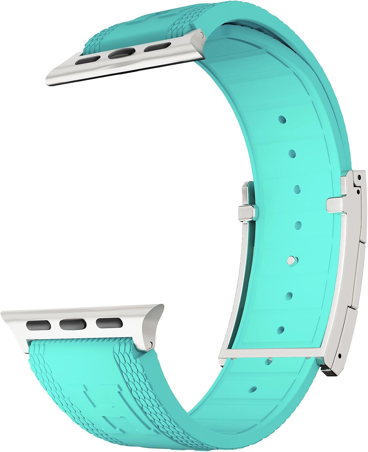 Thumbnail 6 de Sport Silicone Strap for Apple Watch with H‑Shaped Magnetic Buckle (49mm/46mm/45mm/44mm/42mm/41mm/40mm/38mm) – Luxurious Replacement Band