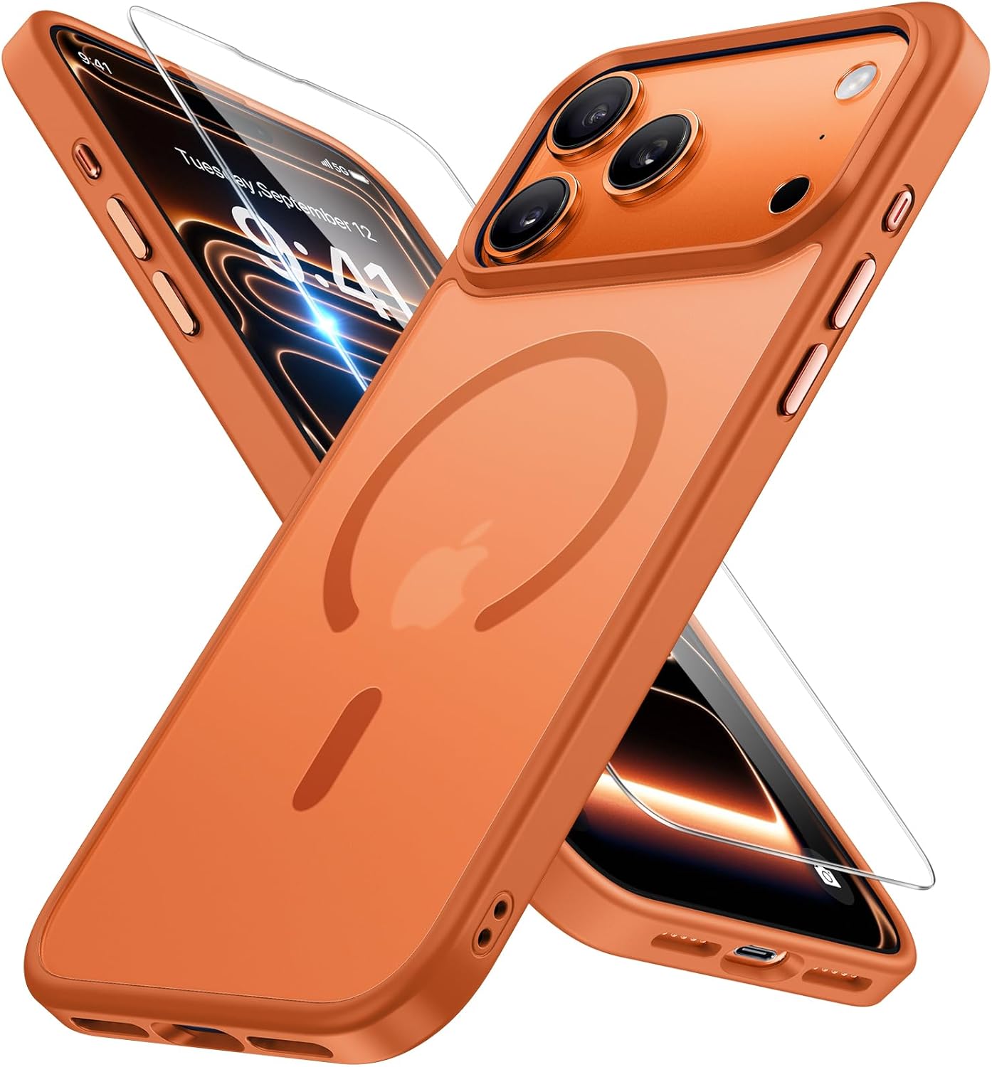 Detalle de Miracase iPhone 17 Pro Magnetic Case 6.3"