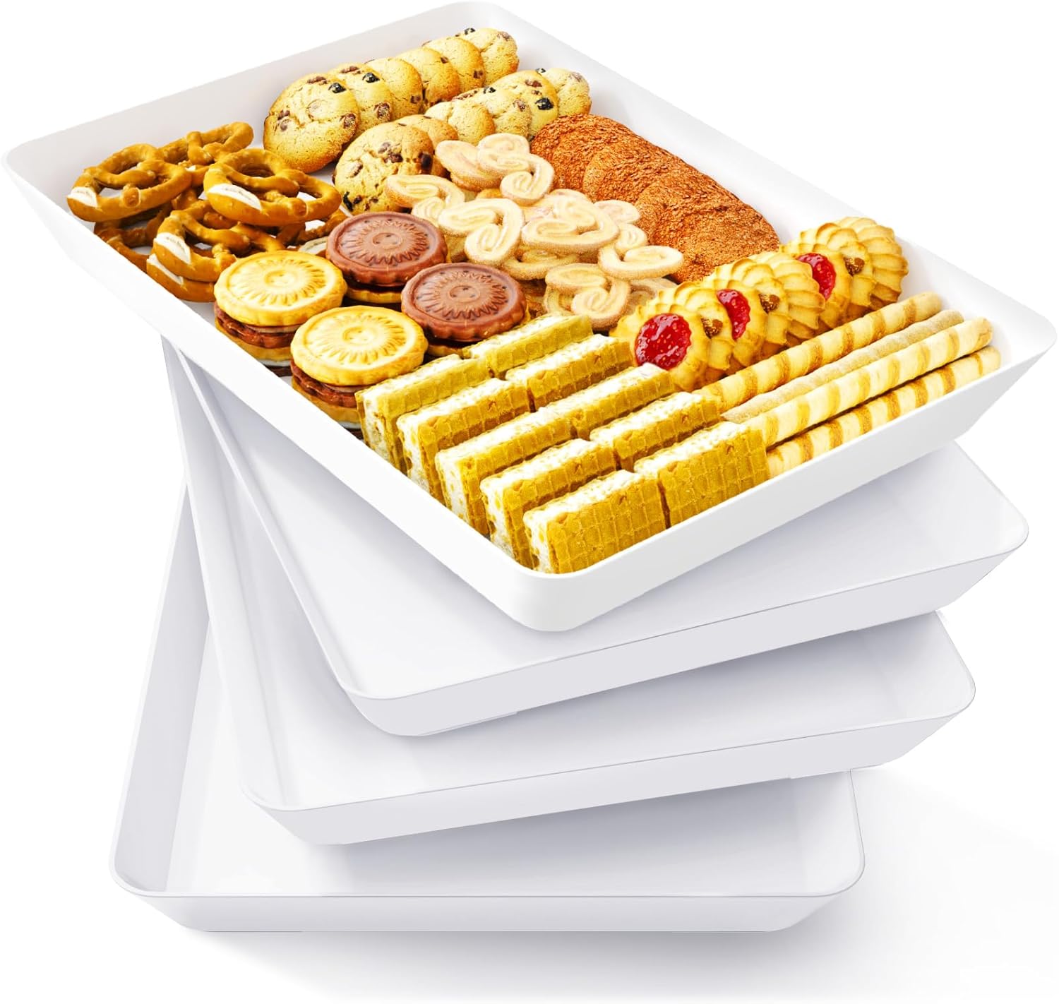 Detalle de Lifewit Serving Tray 13.5×9.5" 🍽