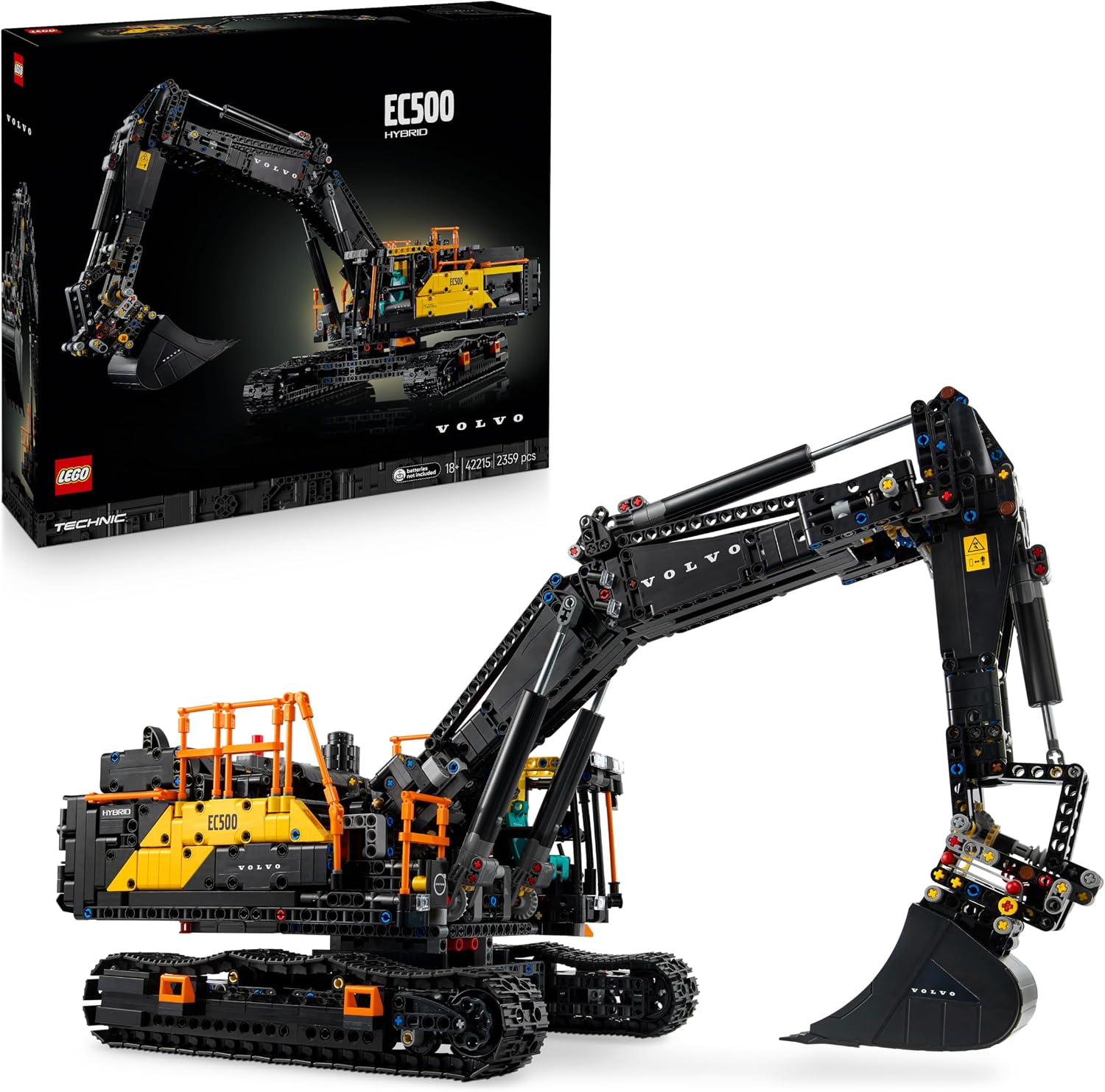 Detalle de LEGO Technic Escavatore EC500 Hybrid 42215 🧱
