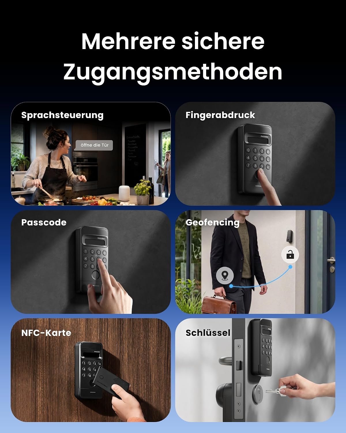 Detalle 2 de SwitchBot Smart Lock Ultra Vision WLAN