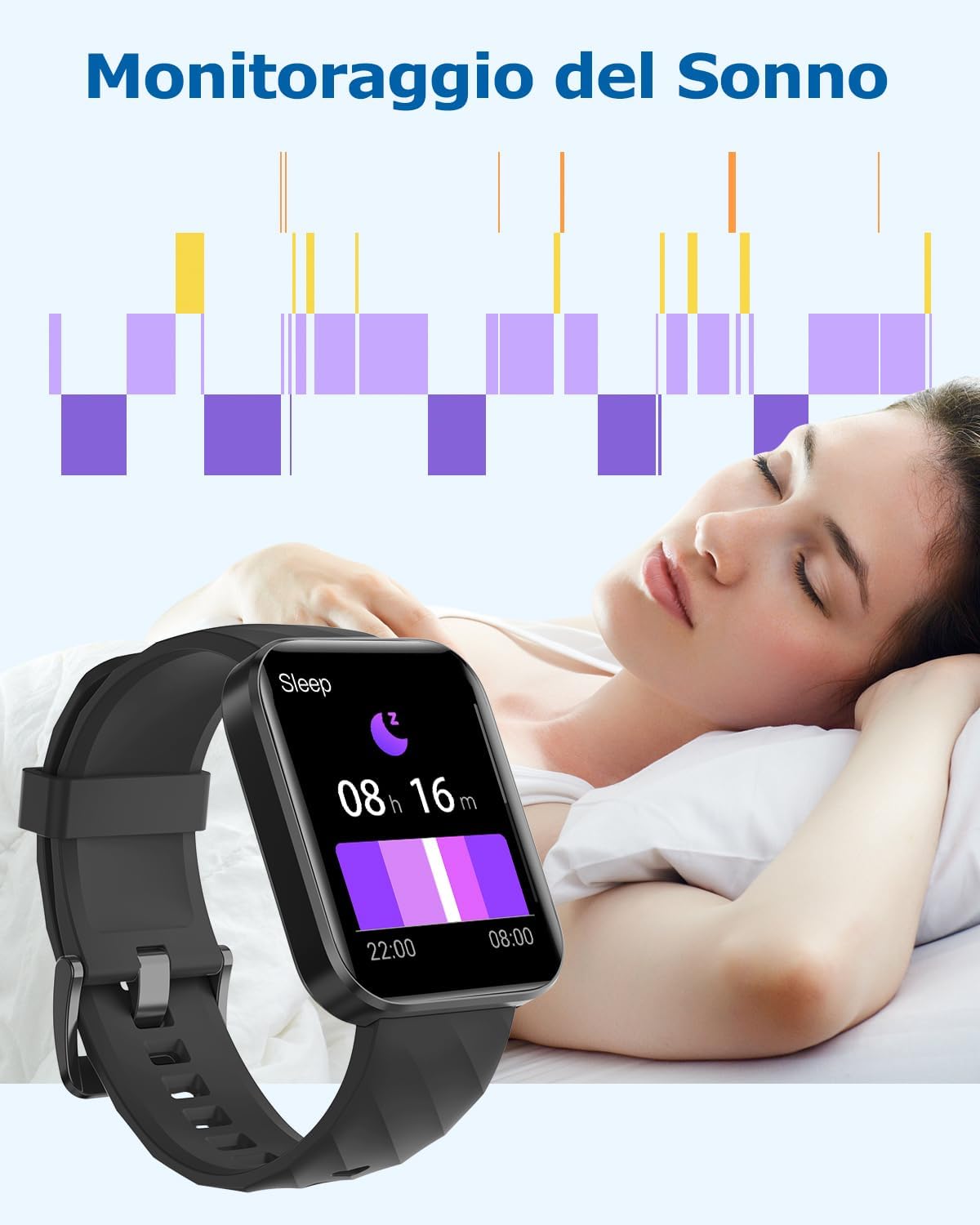 Thumbnail 3 de RUIMEN Smartwatch Nero da polso
