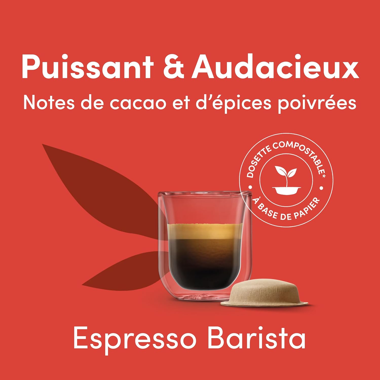 Detalle 2 de Dolce Gusto NEO Espresso Barista — 72 dosettes compostables en papier (6 boîtes de 12)