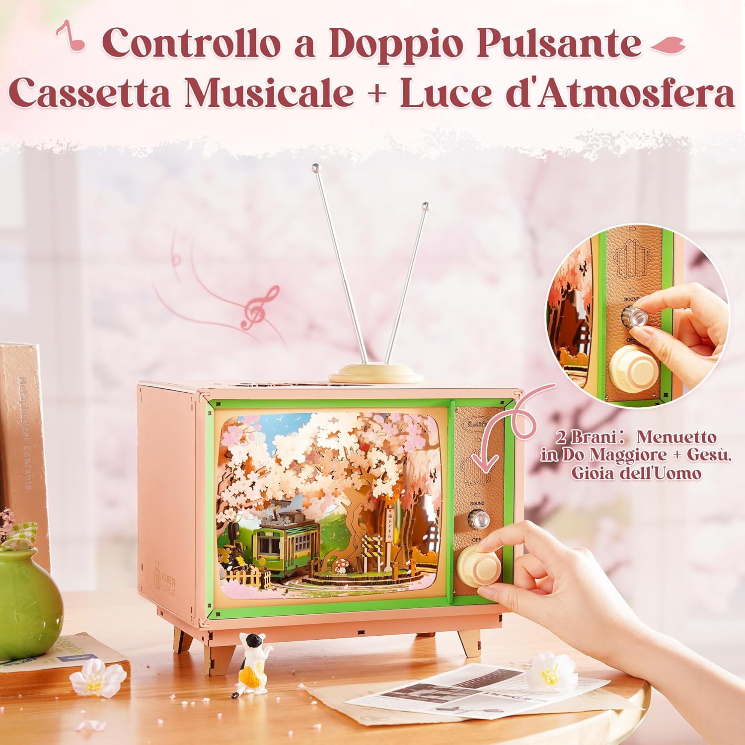 Thumbnail 2 de Rolife Puzzle 3D Sakura Tram 283 pezzi