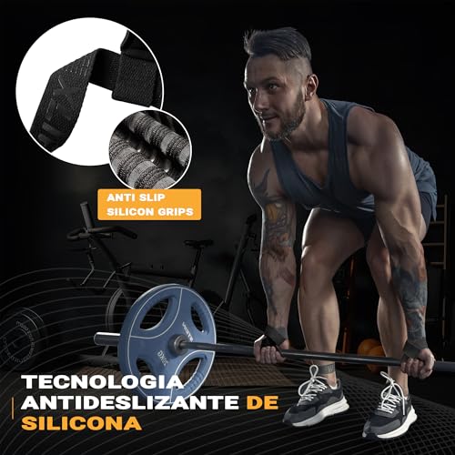 Detalle de XLIFT Straps Gym: correas de levantamiento para agarre seguro en peso muerto y powerlifting
