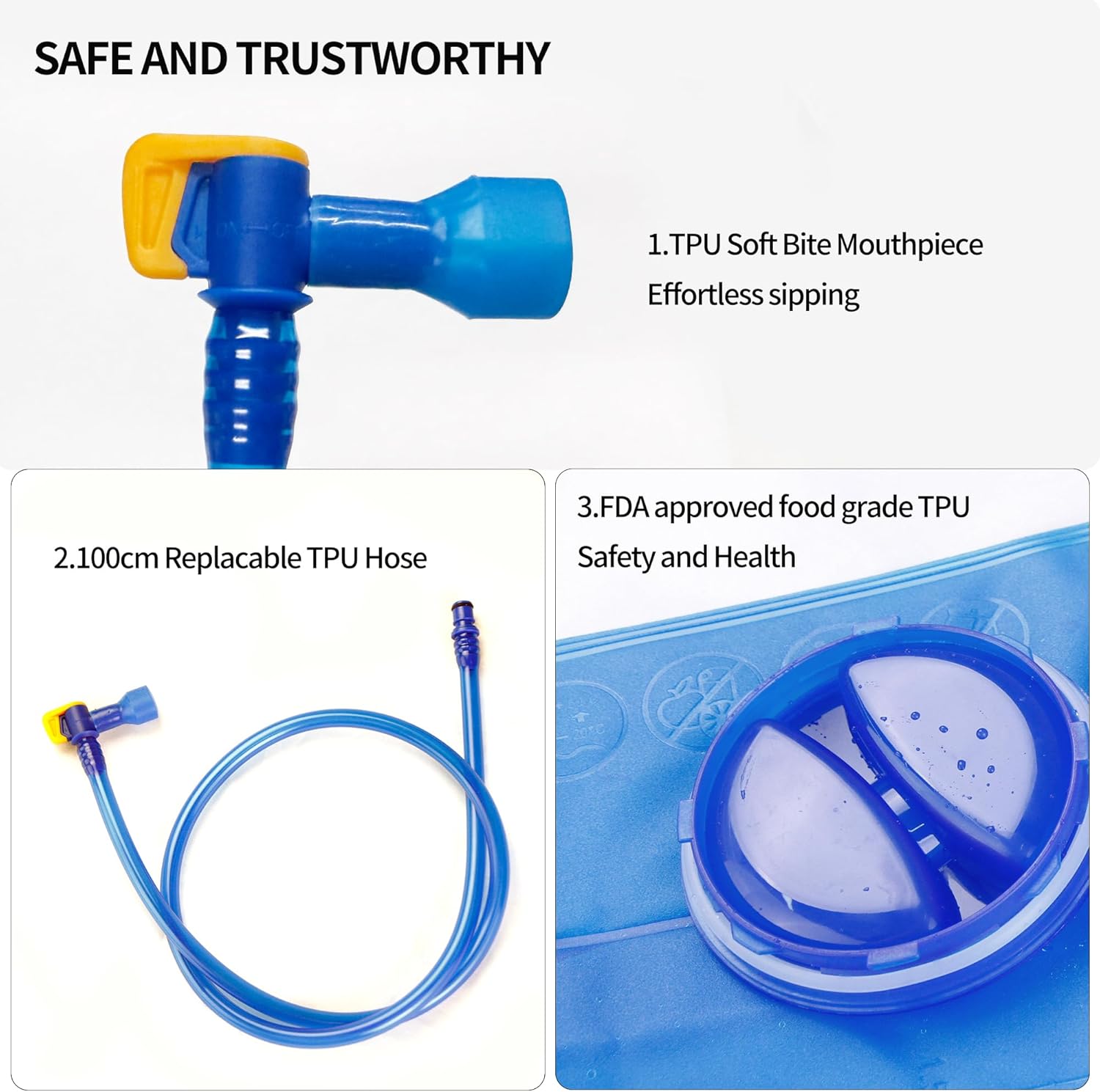 Thumbnail 2 de Unigear Hydration Water Bladder Reservoir – BPA Free, FDA Approved and Taste Free
