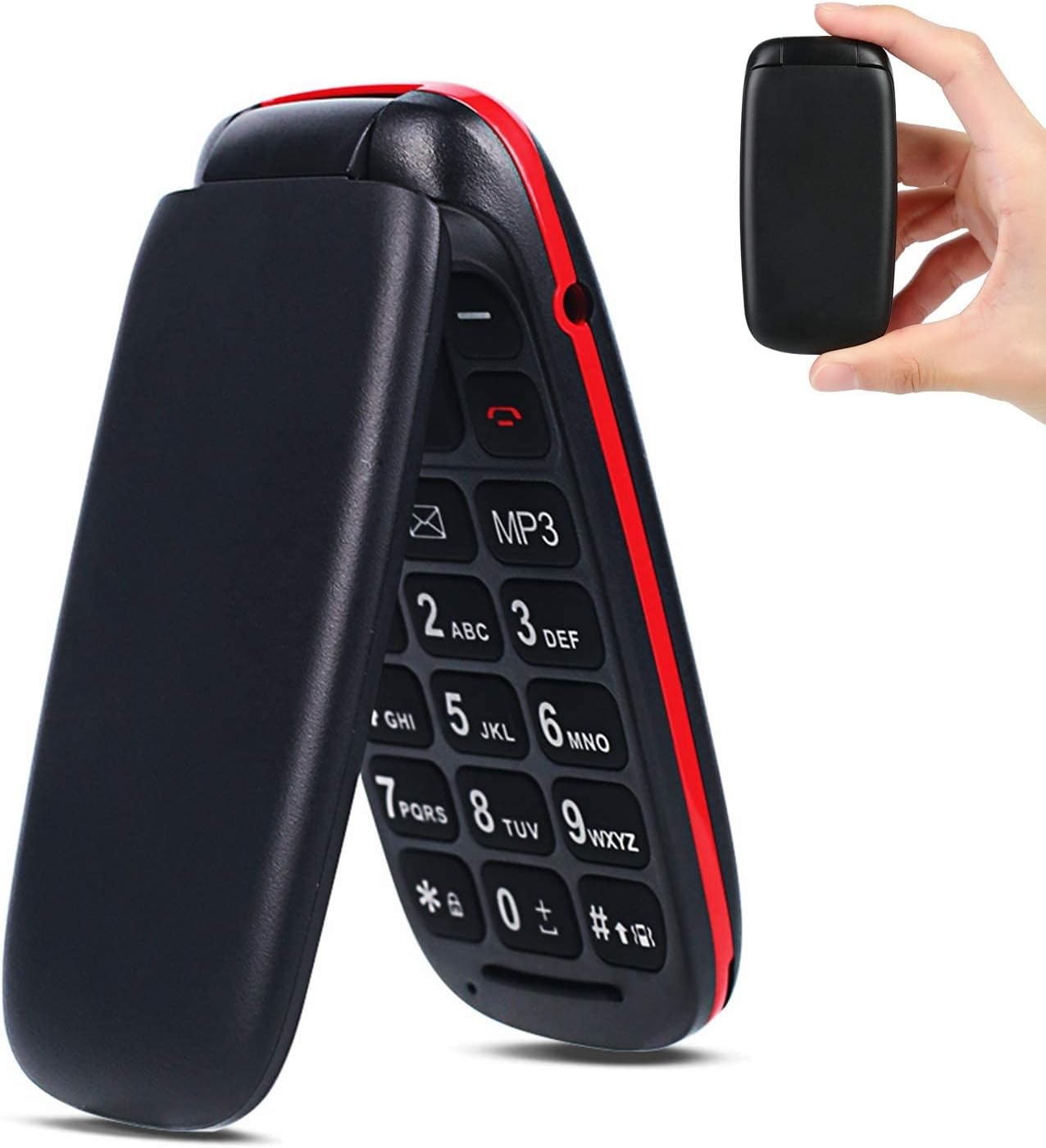 Detalle 2 de CHAKEYAKE Seniorenhandy 1.7 Zoll Klapphandy
