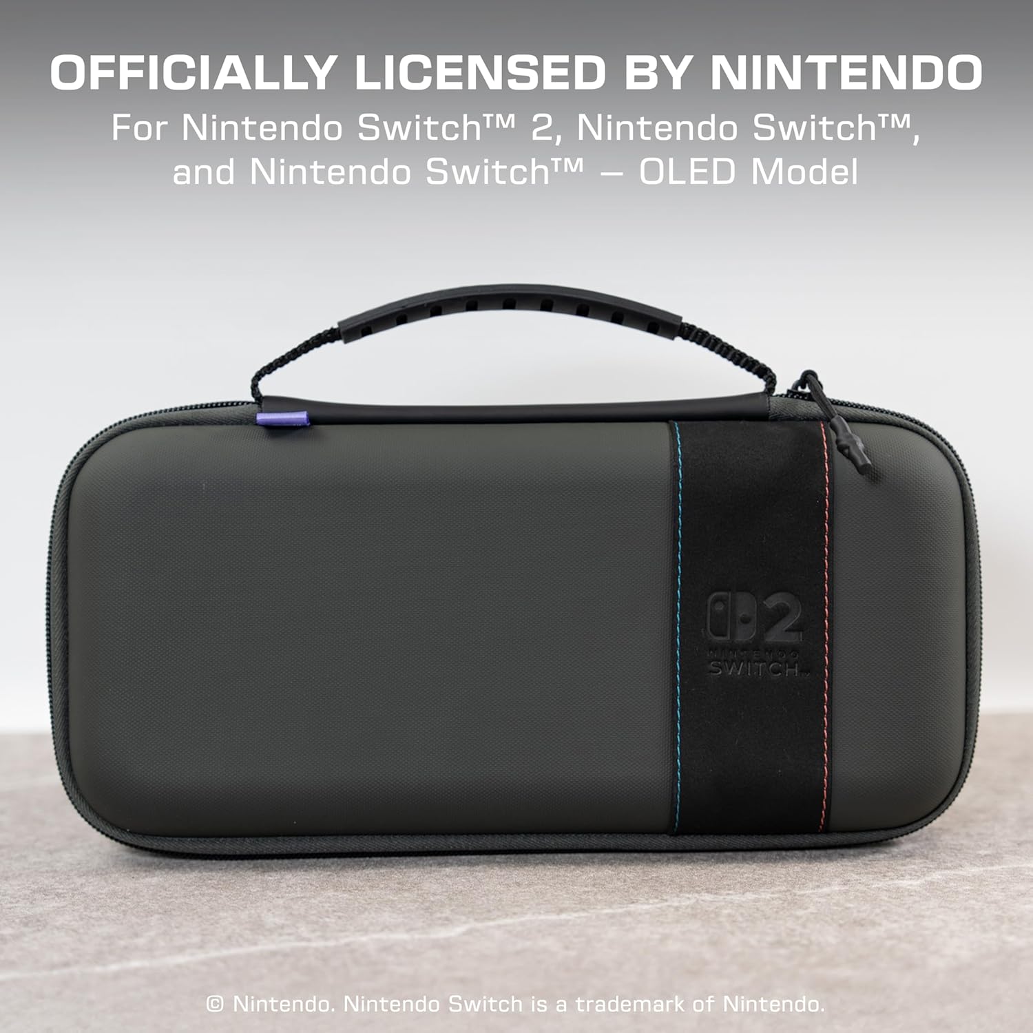 Thumbnail 1 de Turtle Beach PlayTrek Travel Case (Officially Licensed) for Nintendo Switch 2 / Switch (OLED) — Hard Shell Carrying Case in Charcoal Black