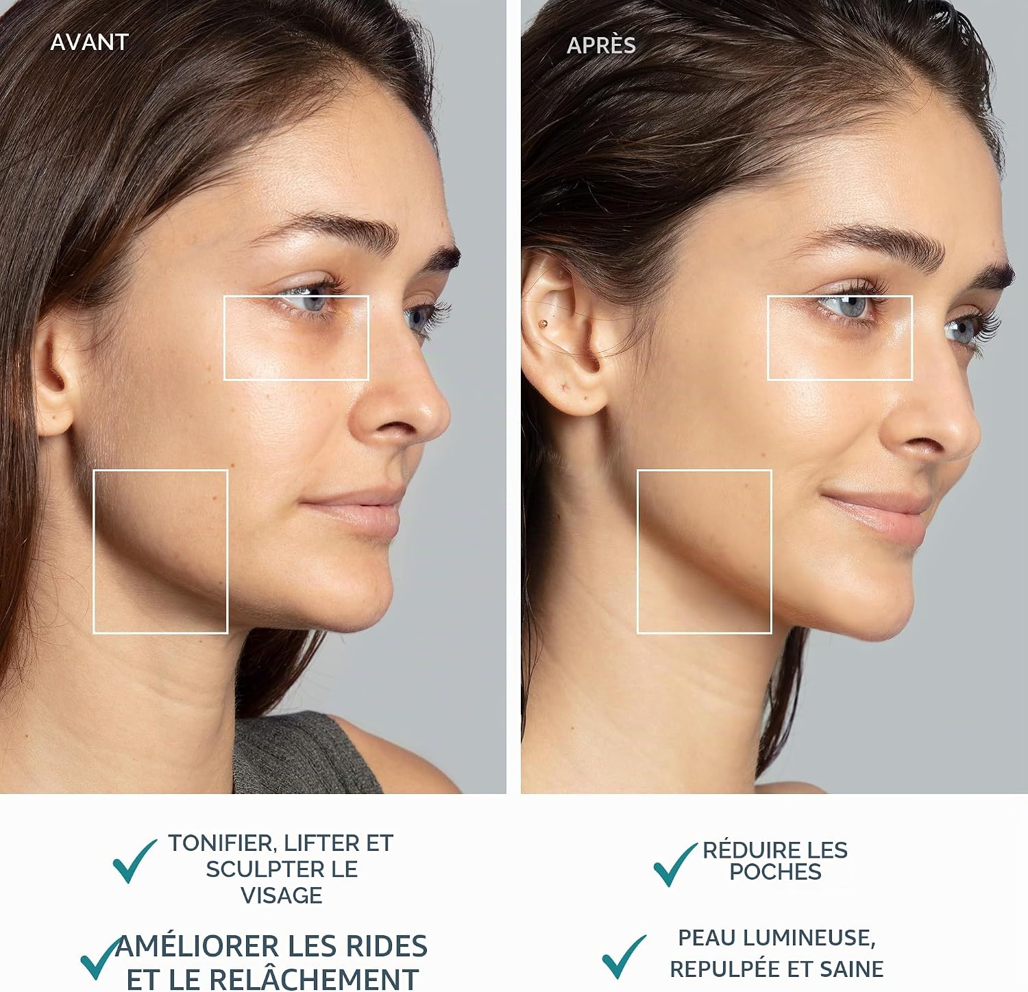 Detalle de FOREO BEAR 2 – Appareil micro-courant visage liftant et tonifiant avancé