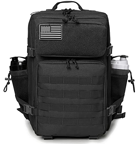 Thumbnail 1 de QT&QY Mochila táctica militar 45L con sistema MOLLE y compartimento para portátil (hasta 17")